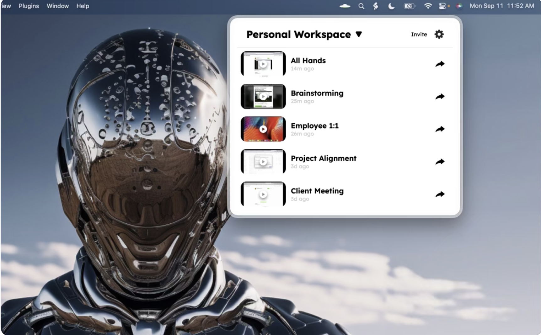 Backtrack macOS – Personal Workspace